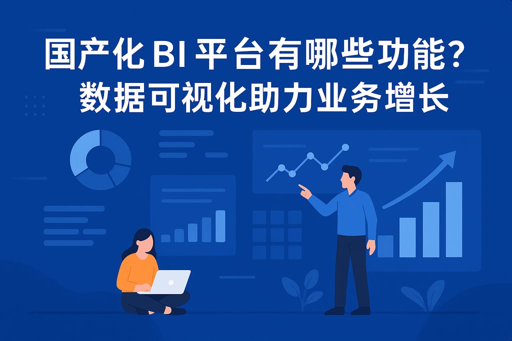 国产化BI平台有哪些功能？数据可视化助力业务增长