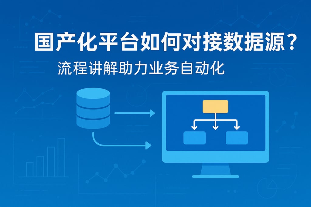 国产化平台如何对接数据源？流程讲解助力业务自动化
