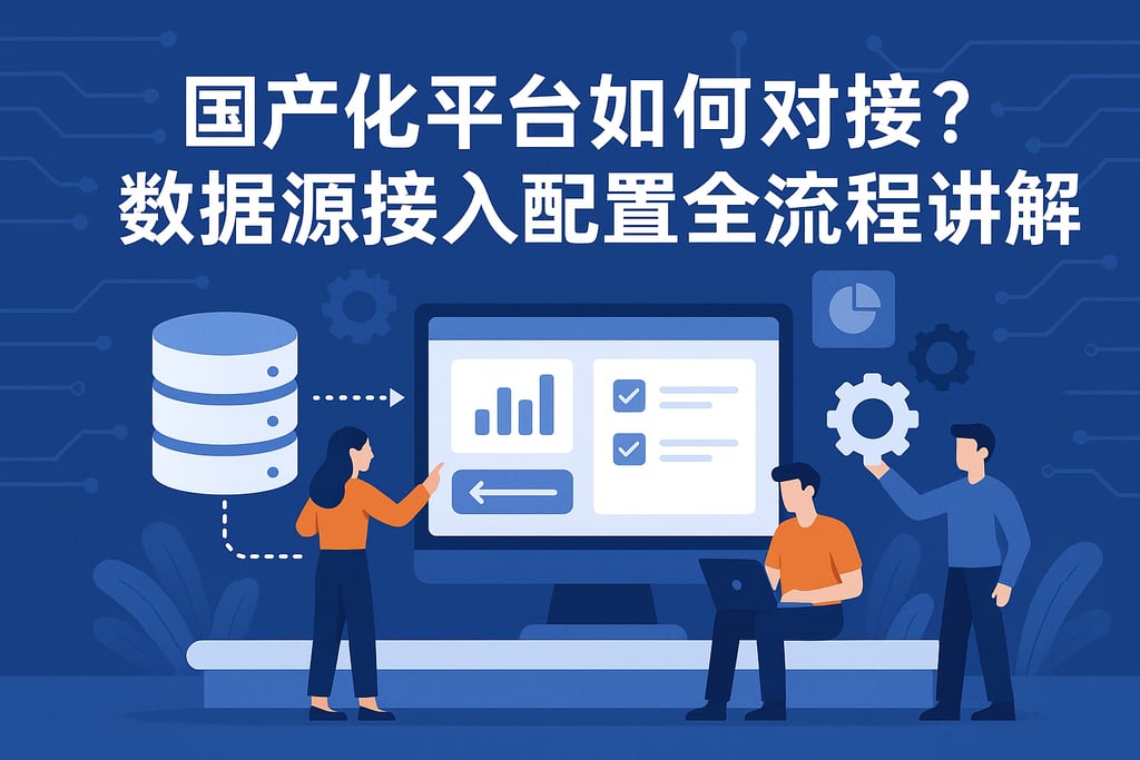 国产化平台如何对接？数据源接入配置全流程讲解