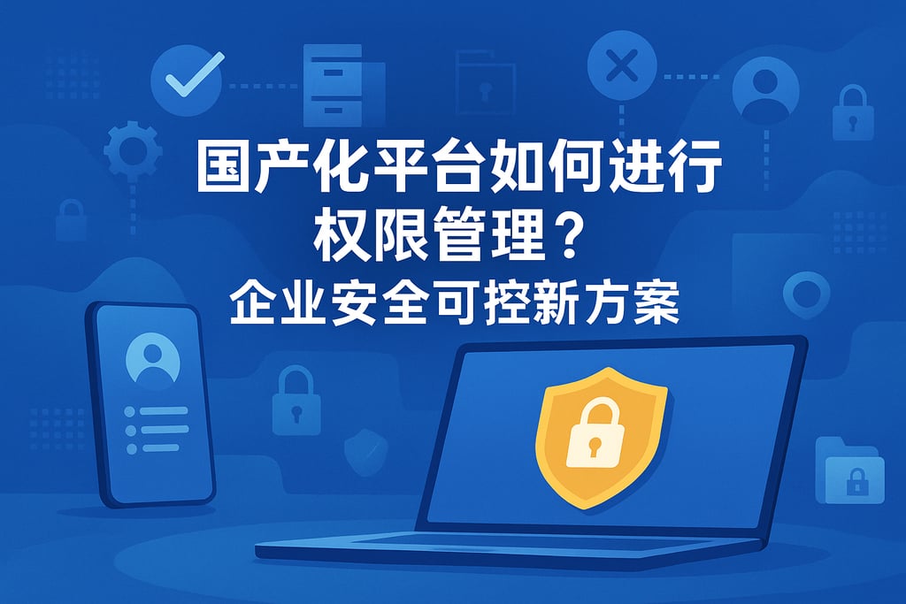国产化平台如何进行权限管理？企业安全可控新方案