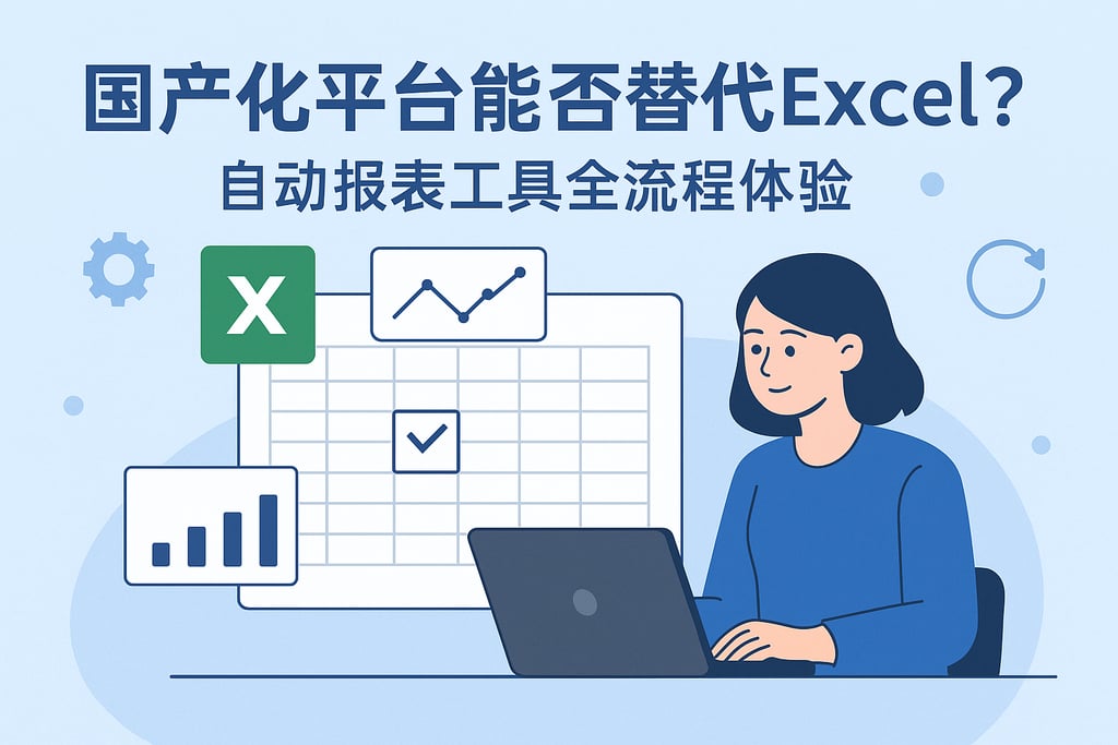 国产化平台能否替代Excel？自动报表工具全流程体验