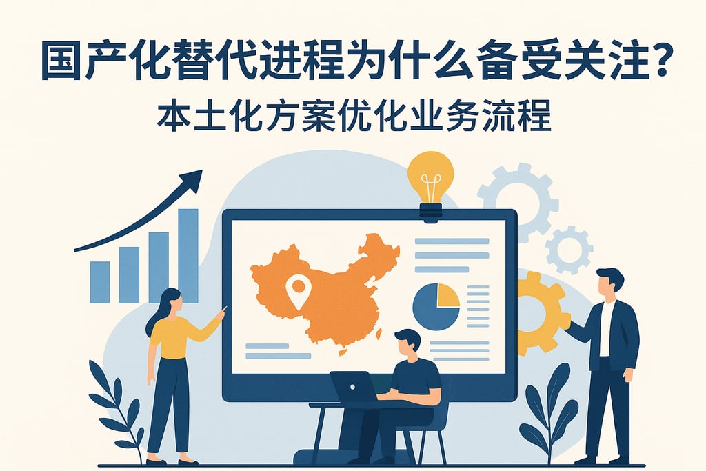 国产化替代进程为什么备受关注？本土化方案优化业务流程