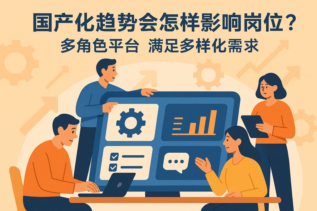 国产化趋势会怎样影响岗位？多角色平台满足多样化需求