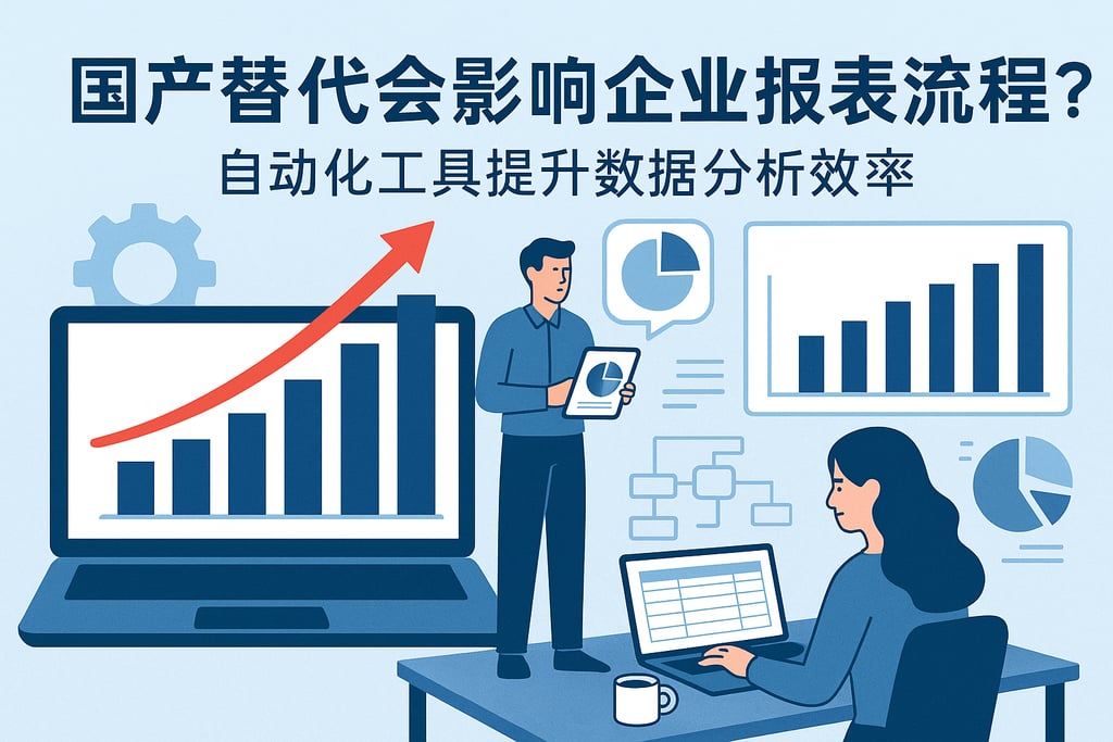 国产替代会影响企业报表流程吗？自动化工具提升数据分析效率