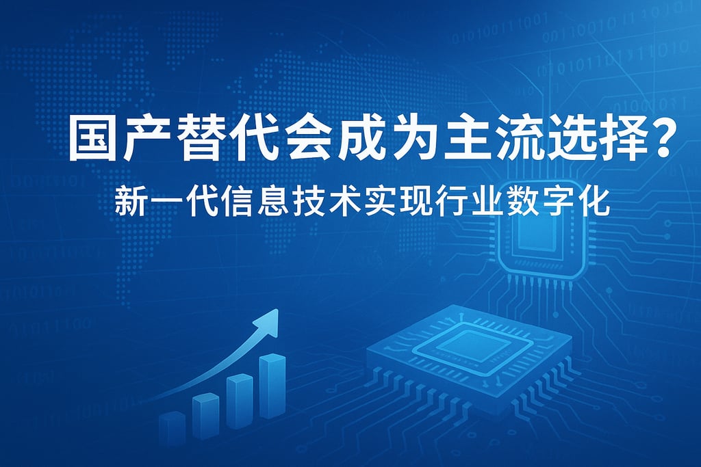 国产替代会成为主流选择？新一代信息技术实现行业数字化