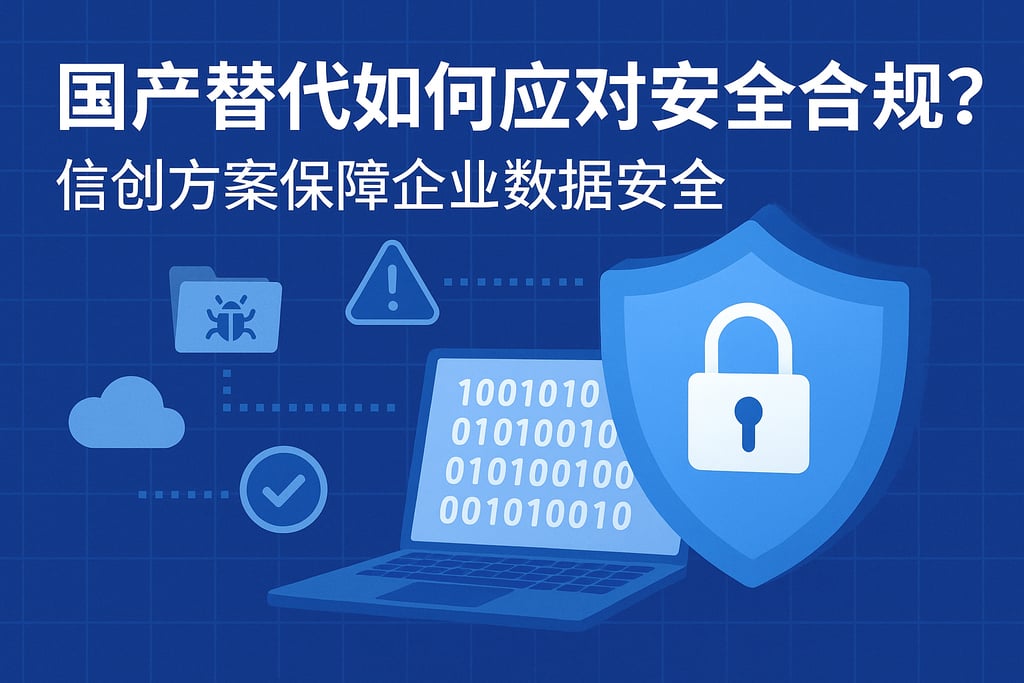国产替代如何应对安全合规？信创方案保障企业数据安全