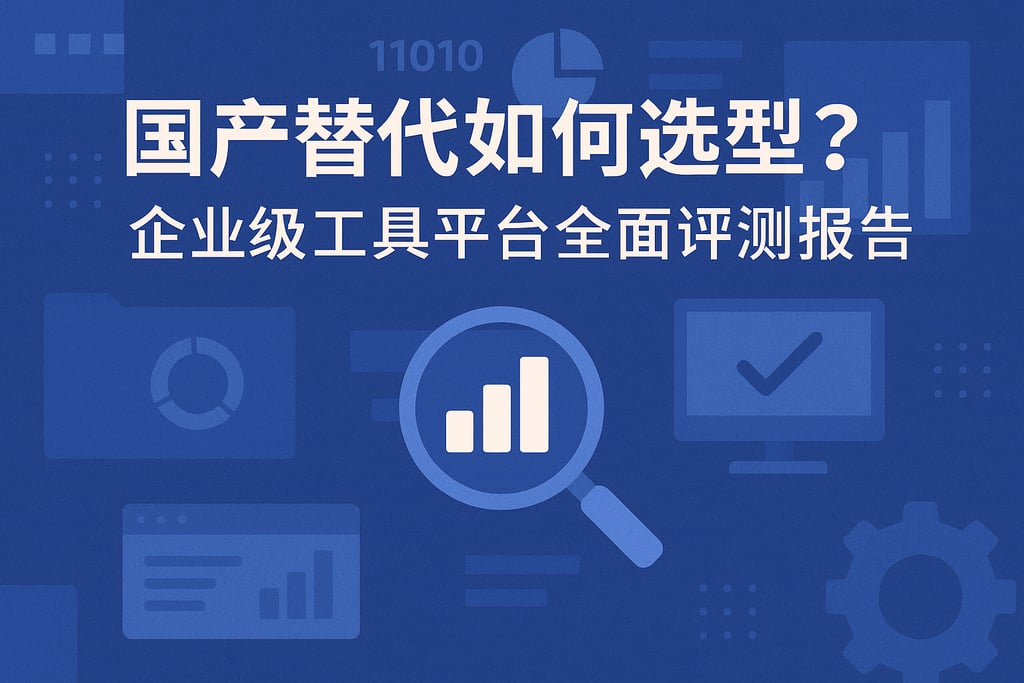 国产替代如何选型？企业级工具平台全面评测报告
