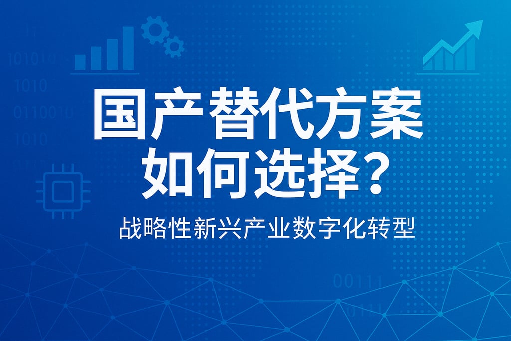 国产替代方案如何选择？战略性新兴产业数字化转型