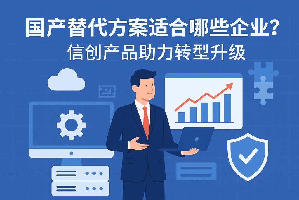 国产替代方案适合哪些企业？信创产品助力转型升级