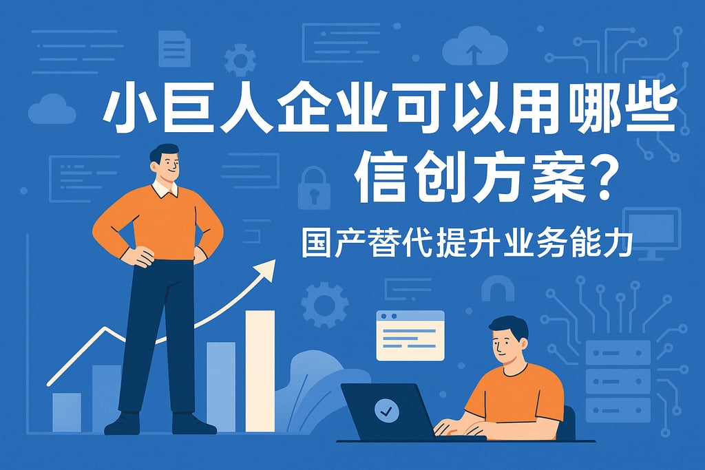 小巨人企业可以用哪些信创方案？国产替代提升业务能力