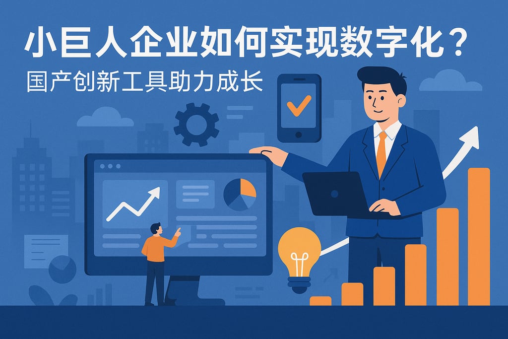 小巨人企业如何实现数字化？国产创新工具助力成长