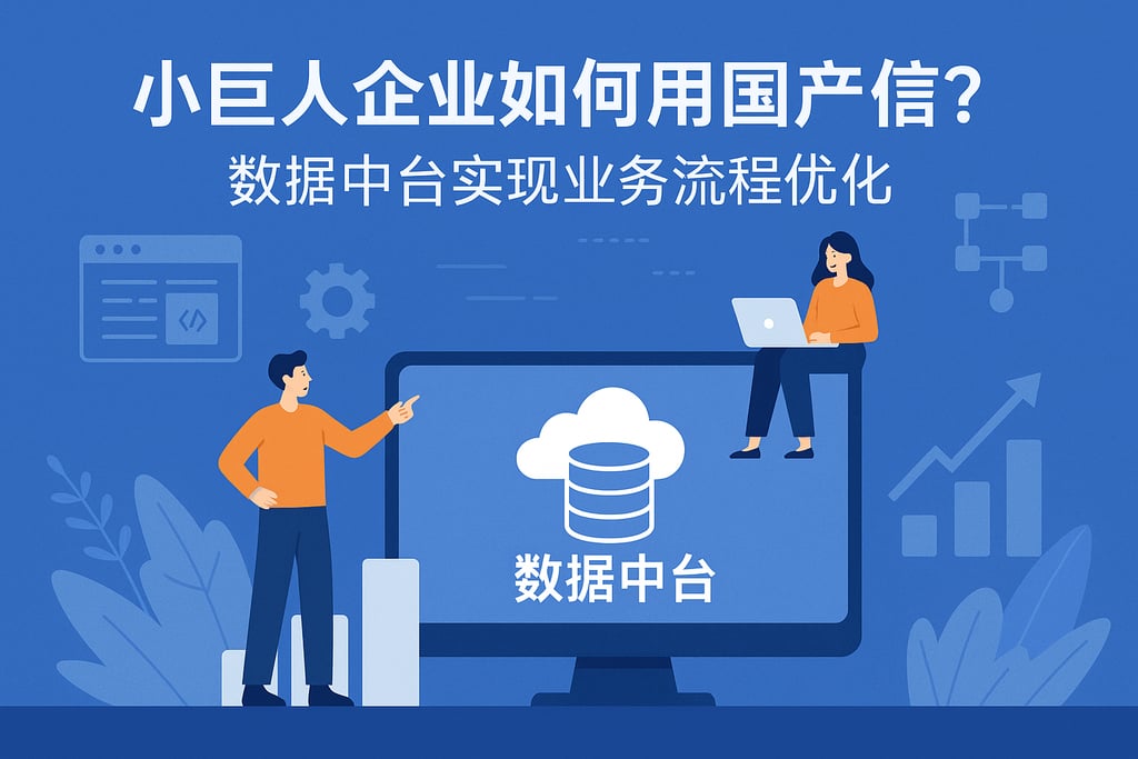 小巨人企业如何用国产信创？数据中台实现业务流程优化