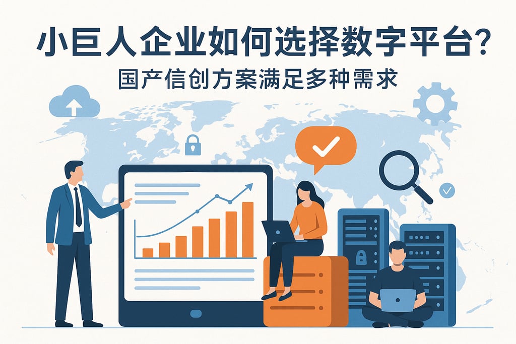 小巨人企业如何选择数字平台？国产信创方案满足多种需求