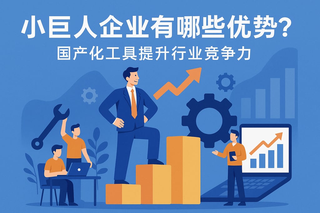 小巨人企业有哪些优势？国产化工具提升行业竞争力