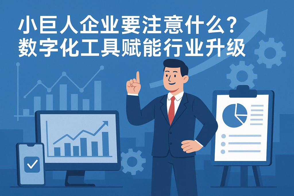 小巨人企业要注意什么？数字化工具赋能行业升级
