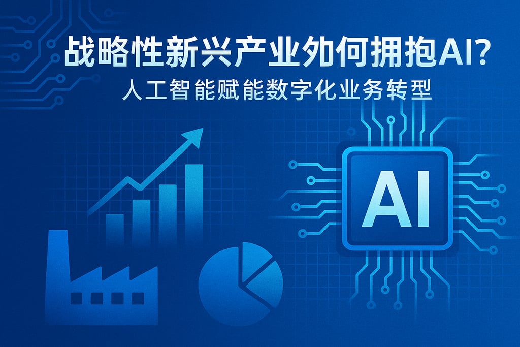 战略性新兴产业为何拥抱AI？人工智能赋能数字化业务转型