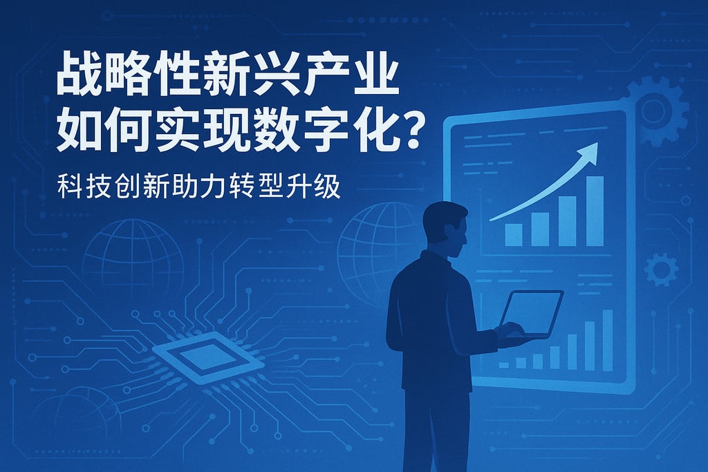 战略性新兴产业如何实现数字化？科技创新助力转型升级