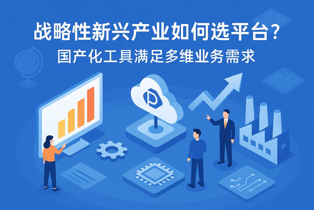 战略性新兴产业如何选平台？国产化工具满足多维业务需求