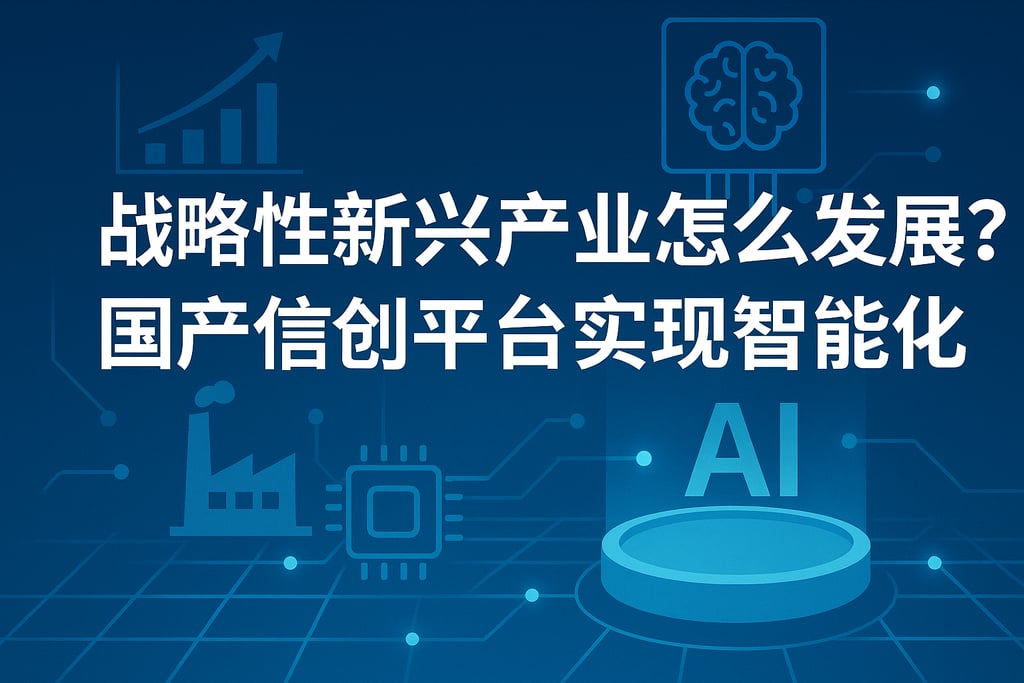 战略性新兴产业怎么发展？国产信创平台实现智能化