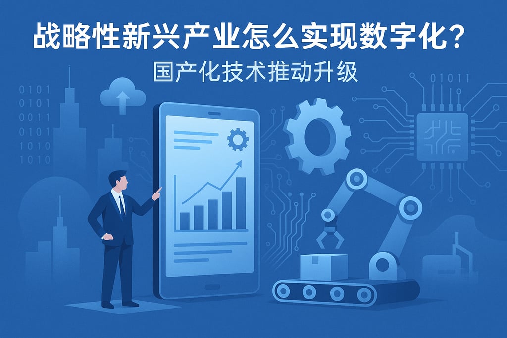 战略性新兴产业怎么实现数字化？国产化技术推动升级