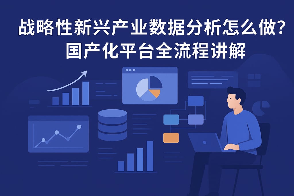 战略性新兴产业数据分析怎么做？国产化平台全流程讲解