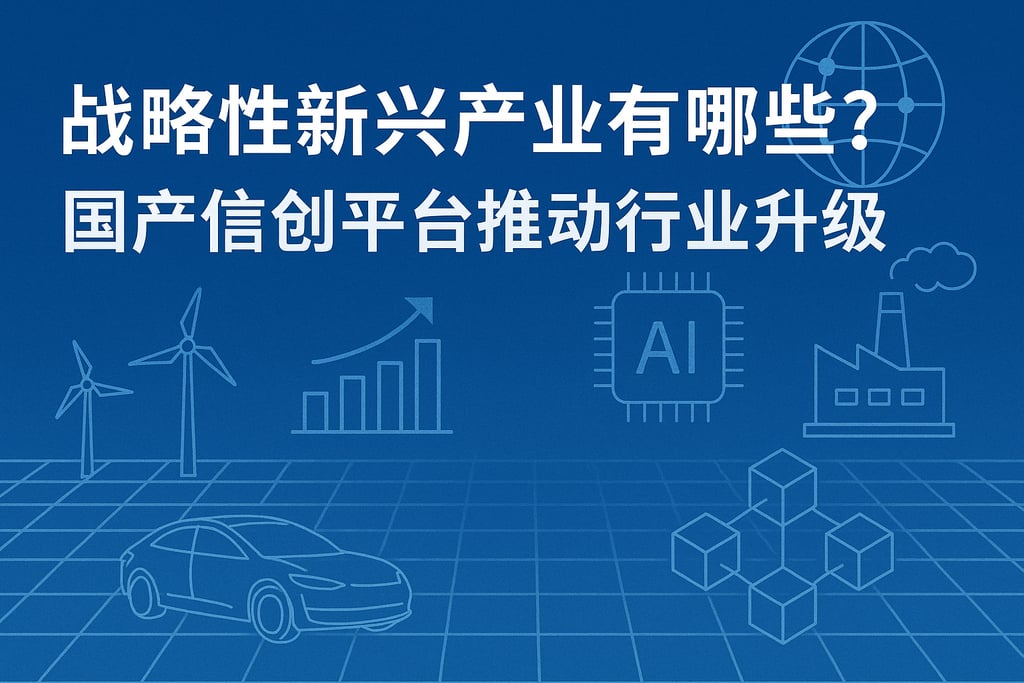 战略性新兴产业有哪些？国产信创平台推动行业升级