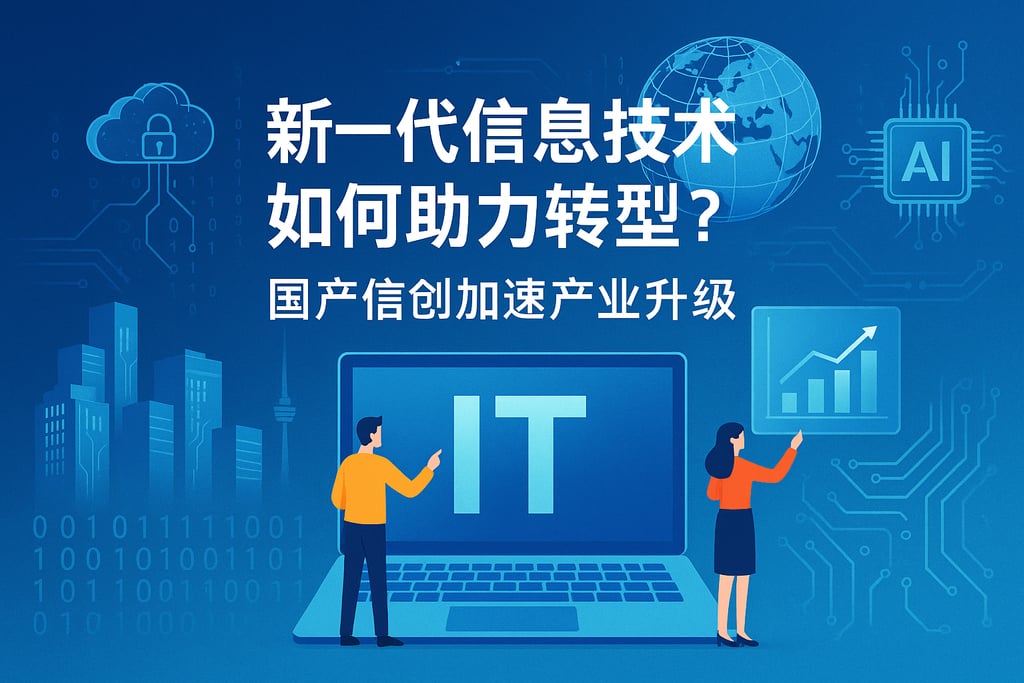 新一代信息技术如何助力转型？国产信创加速产业升级