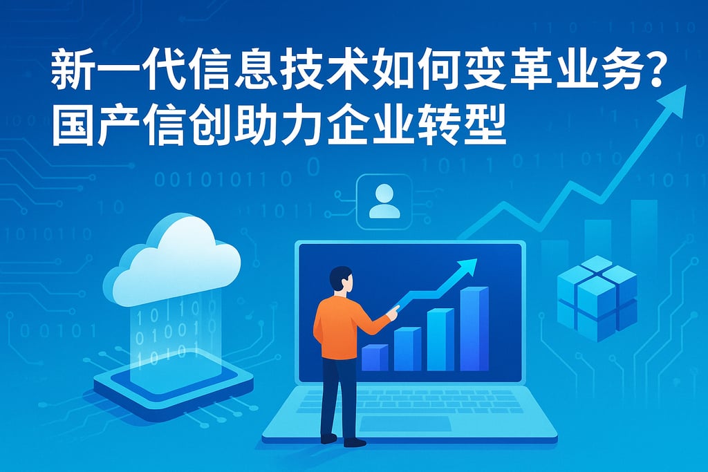 新一代信息技术如何变革业务？国产信创助力企业转型