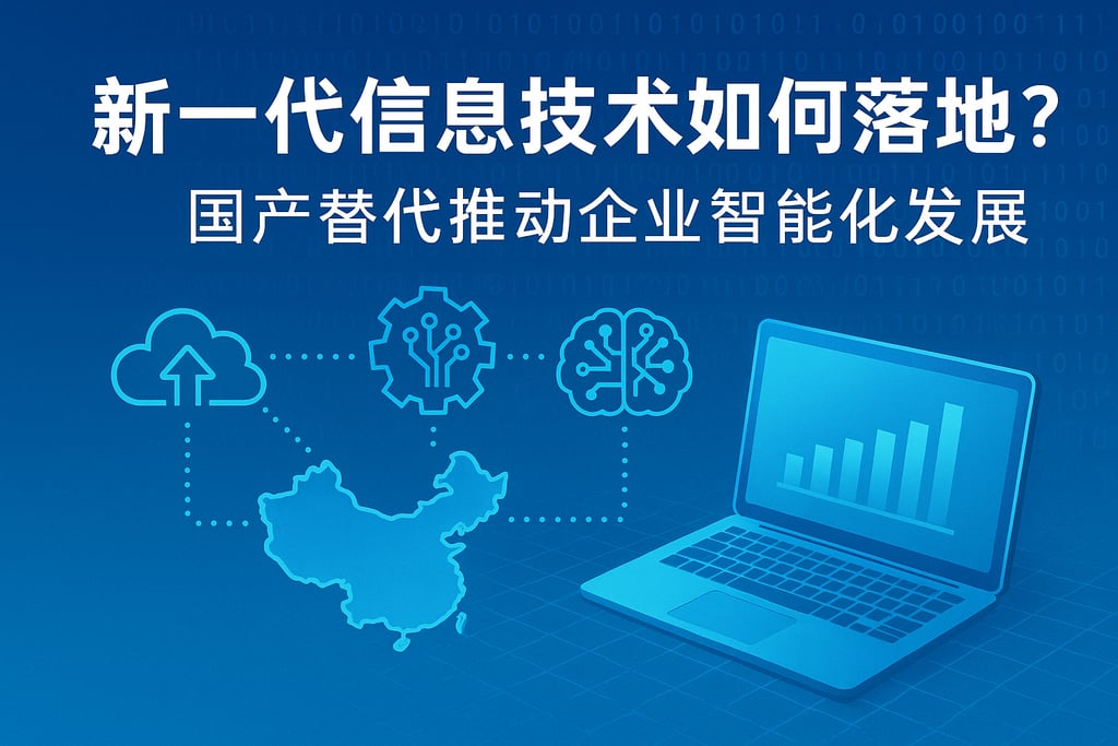 新一代信息技术如何落地？国产替代推动企业智能化发展