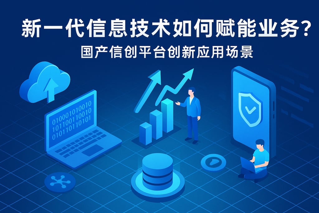 新一代信息技术如何赋能业务？国产信创平台创新应用场景