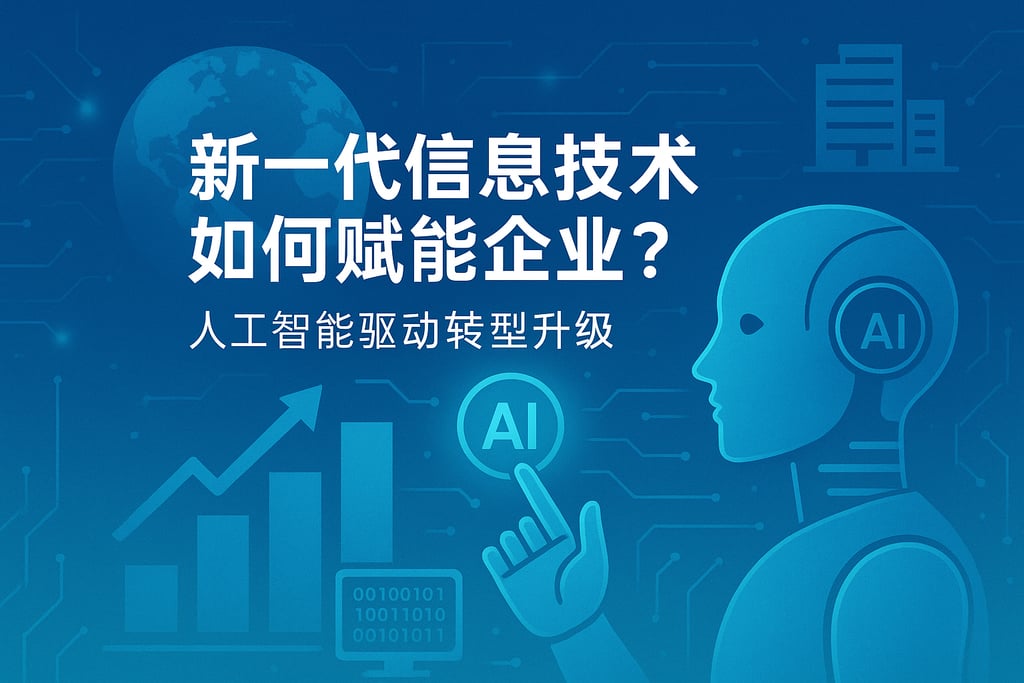 新一代信息技术如何赋能企业？人工智能驱动转型升级