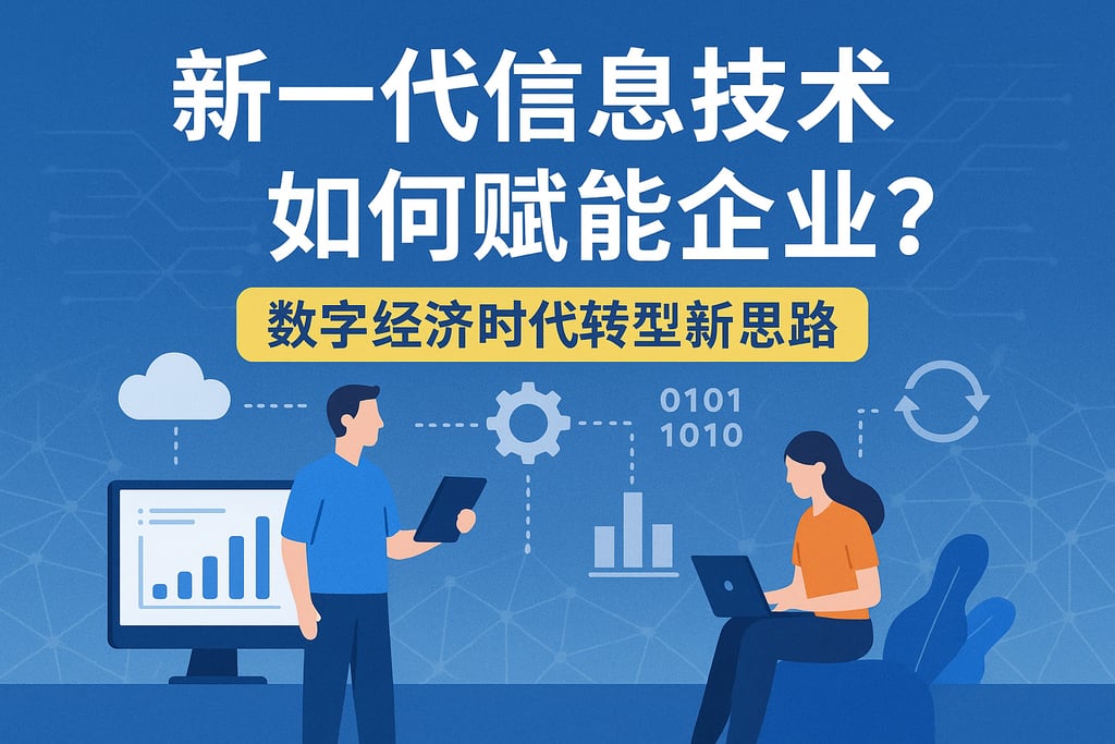 新一代信息技术如何赋能企业？数字经济时代转型新思路