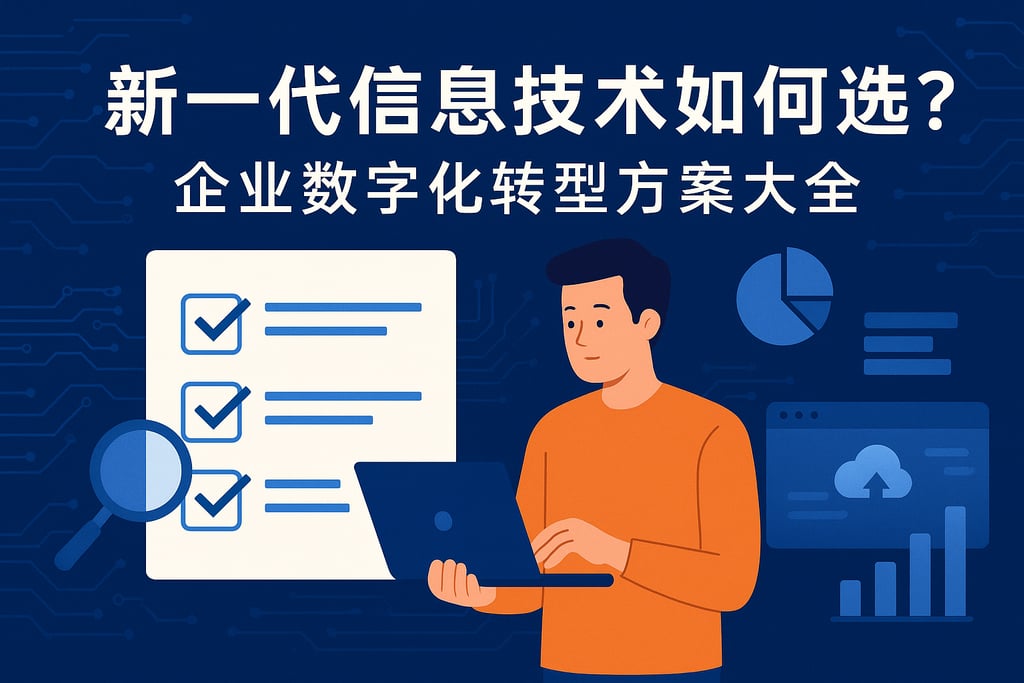新一代信息技术如何选？企业数字化转型方案大全