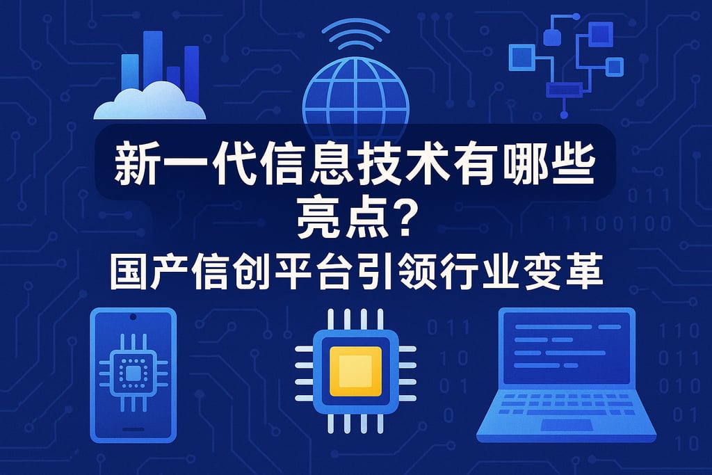新一代信息技术有哪些亮点？国产信创平台引领行业变革