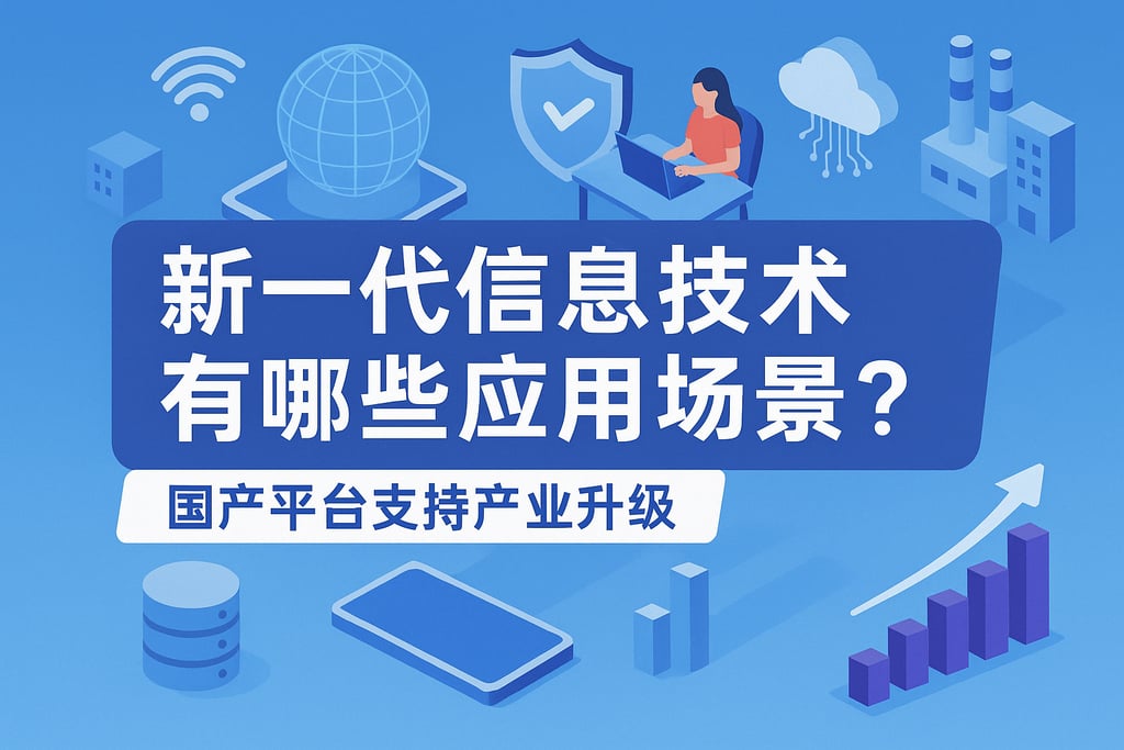 新一代信息技术有哪些应用场景？国产平台支持产业升级