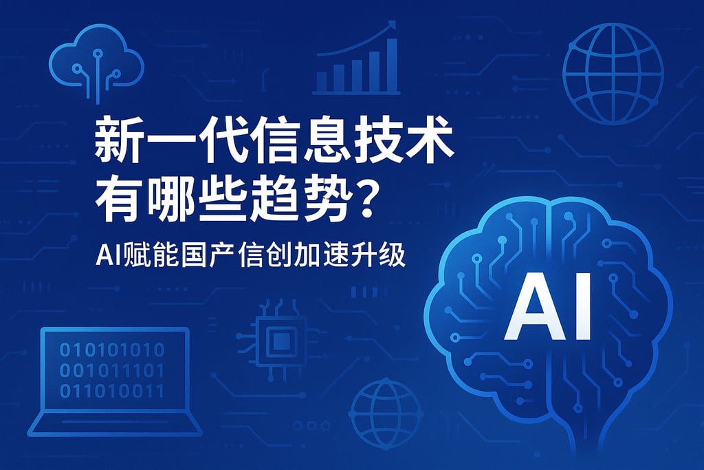 新一代信息技术有哪些趋势？AI赋能国产信创加速升级