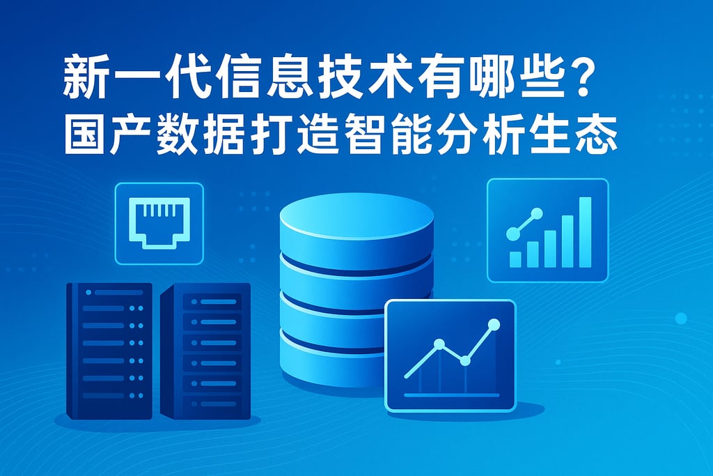 新一代信息技术有哪些？国产数据库打造智能分析生态