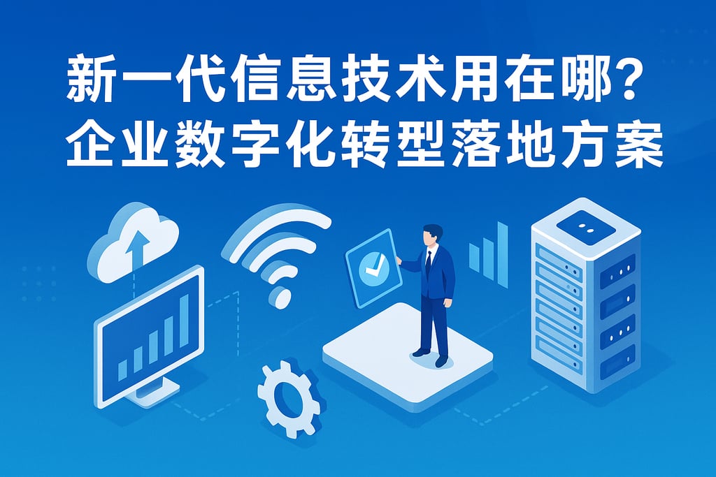 新一代信息技术用在哪？企业数字化转型落地方案