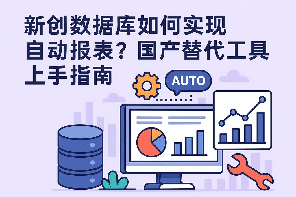 新创数据库如何实现自动报表？国产替代工具上手指南