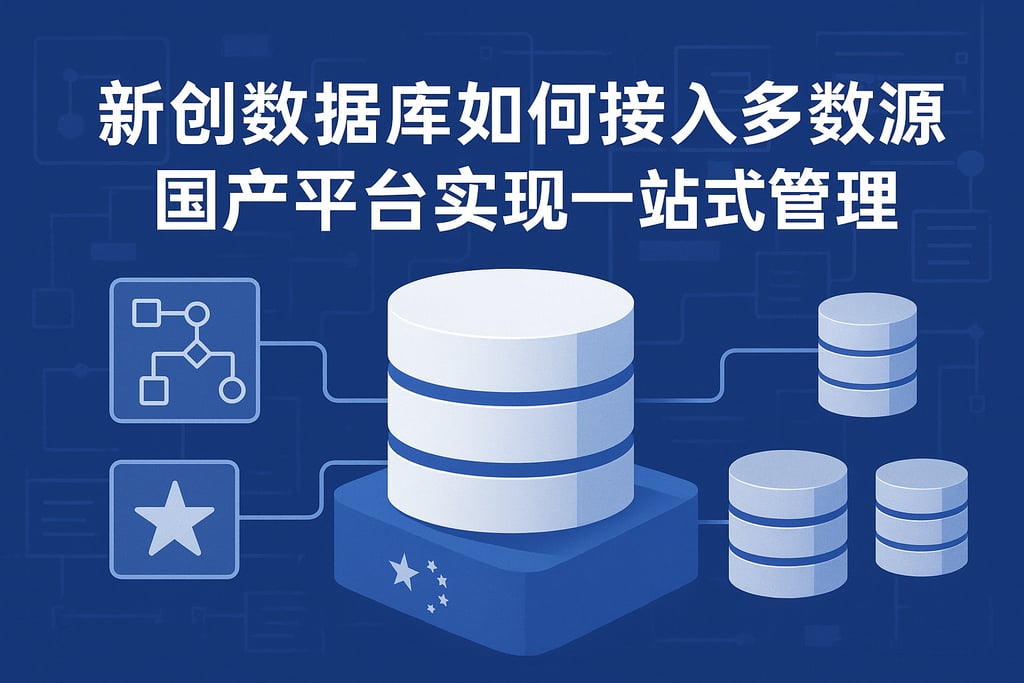 新创数据库如何接入多数据源？国产平台实现一站式管理