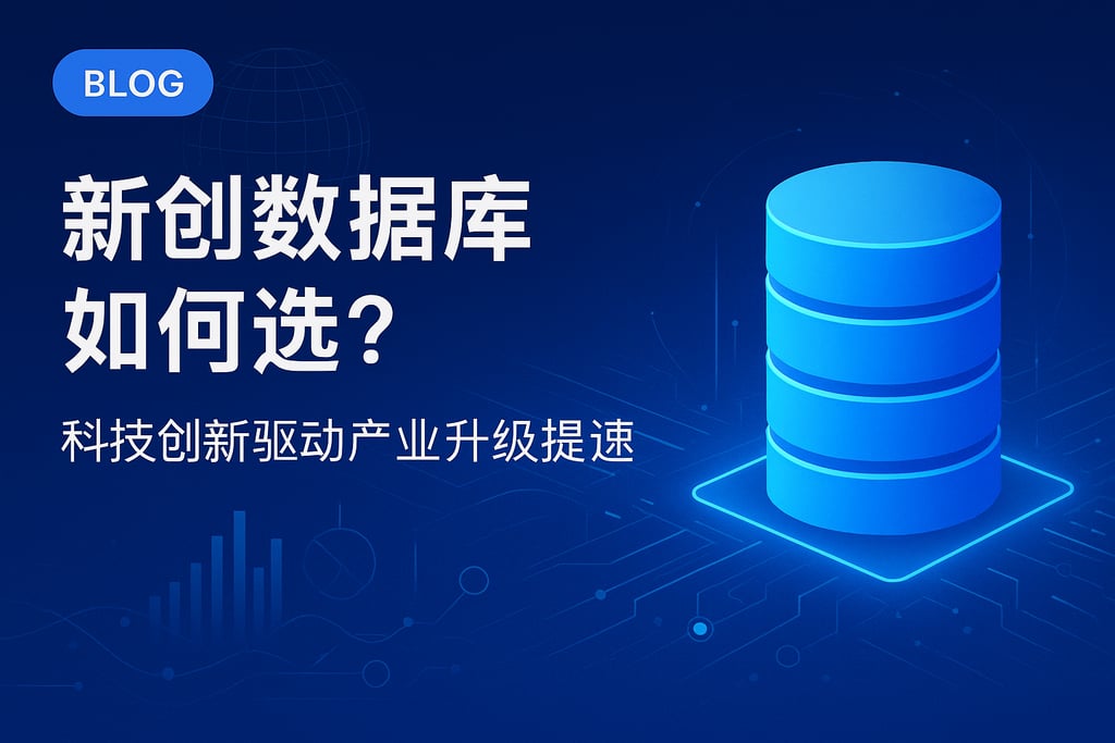 新创数据库如何选？科技创新驱动产业升级提速