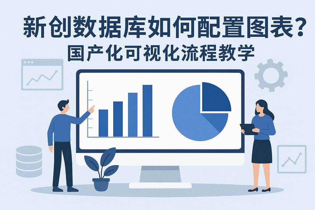 新创数据库如何配置图表？国产化可视化流程教学