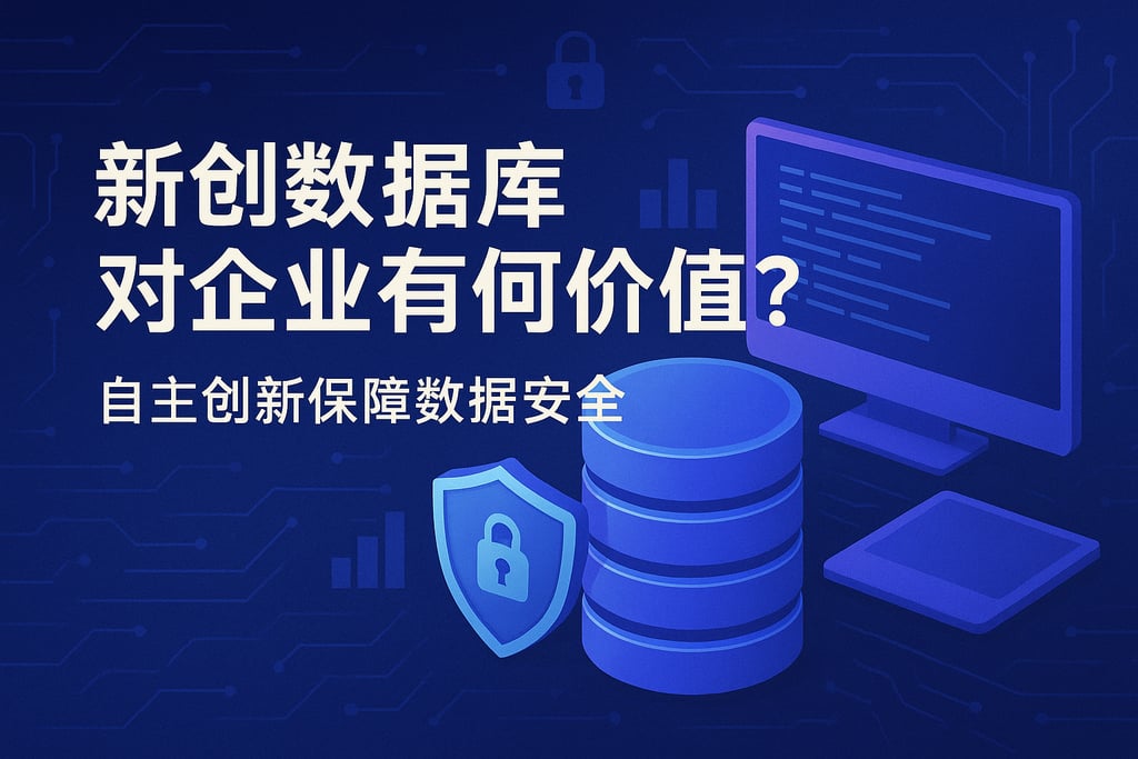 新创数据库对企业有何价值？自主创新保障数据安全
