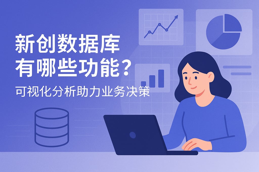 新创数据库有哪些功能？可视化分析助力业务决策