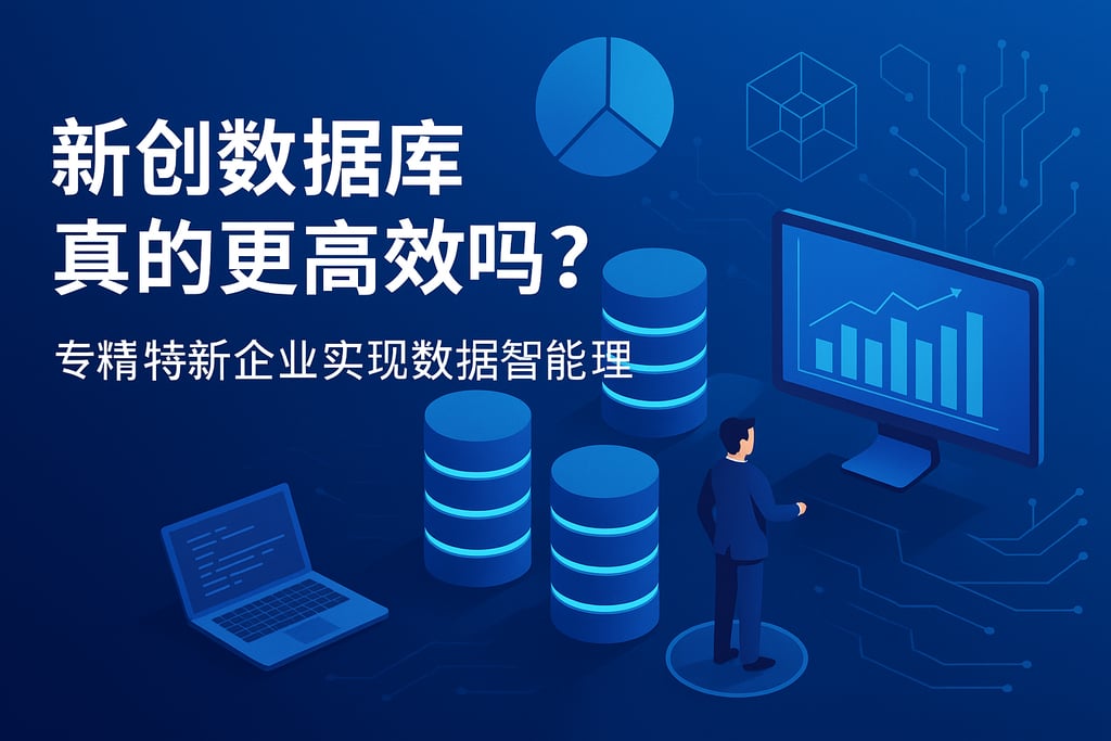 新创数据库真的更高效吗？专精特新企业实现数据智能管理