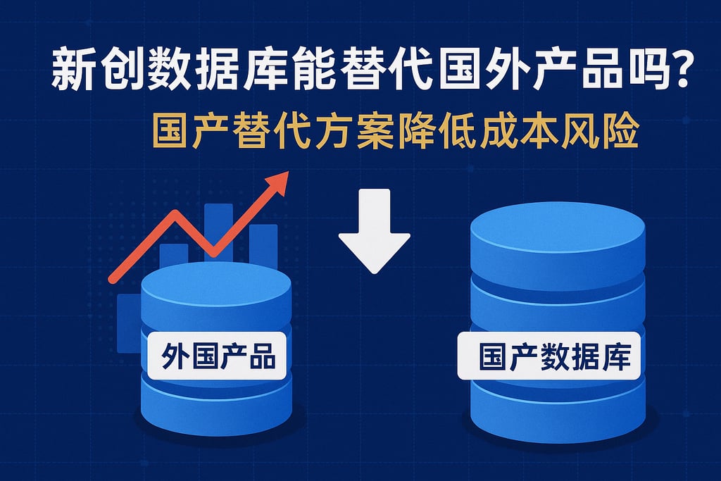 新创数据库能替代国外产品吗？国产替代方案降低成本风险