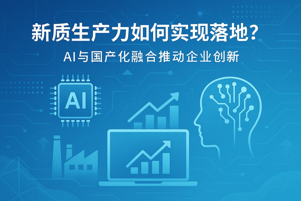 新质生产力如何实现落地？AI与国产化融合推动企业创新