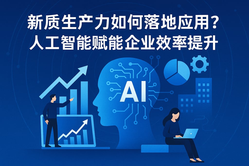 新质生产力如何落地应用？人工智能赋能企业效率提升
