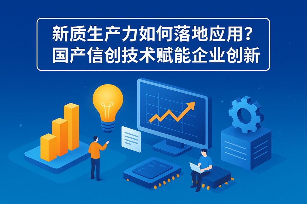 新质生产力如何落地应用？国产信创技术赋能企业创新