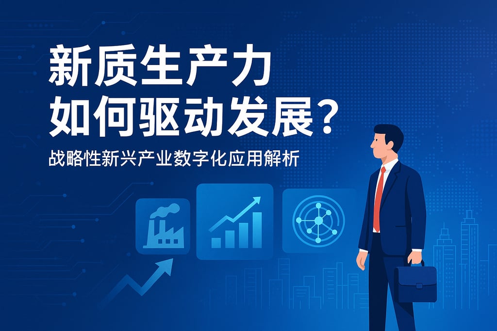 新质生产力如何驱动发展？战略性新兴产业数字化应用解析